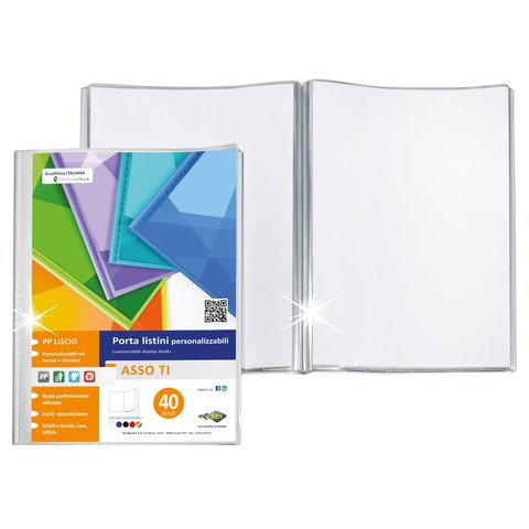 Portalistino Sei Rota ASSO TI 15×21 cm 80 buste trasparente – 57268000