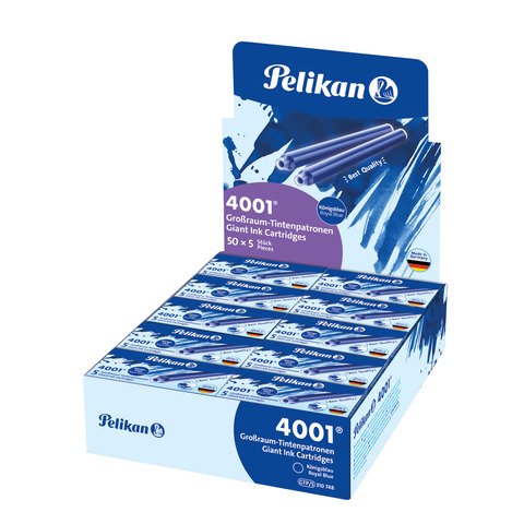Cartucce a inchiostro lunghe Pelikan GTP5 – astuccio 5 pezzi – blu royale 310748