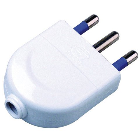 Spina di rete volante bianca 2P+T MKC 16A 492518394