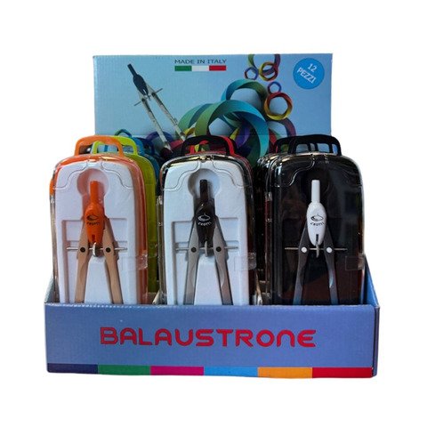Espositore 12 balaustroni Eredi Crotti mod. 1000 – colori assortiti – 1000ESP