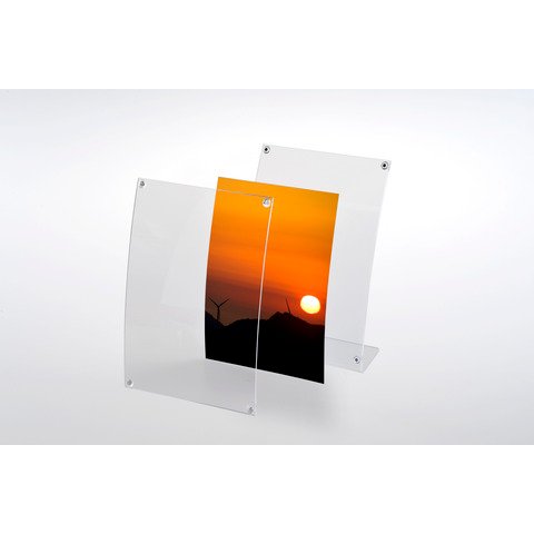Porta avvisi/fotografie magnetico A4 verticale Tecnostyl trasparente PFM01