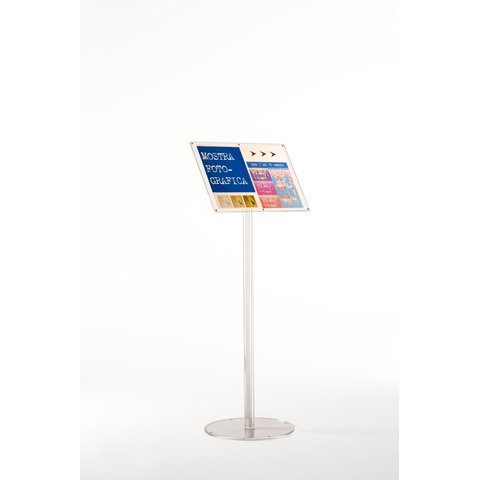 Espositore in acrilico a leggio con porta avvisi magnetico trasparente Tecnostyl A4 – MB020