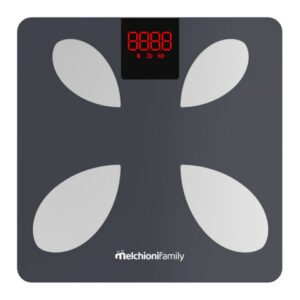Bilancia pesa persone Smart digitale 0-180 Kg Melchioni Family Piuma con display LCD colorato - 118230012
