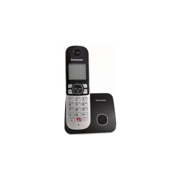 Cordless Singolo Dect Black e Silver KX TG6851JTB