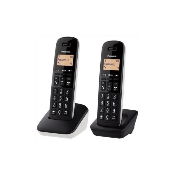 Cordless Duo Twin Dect Black e White KX TGB612JTW