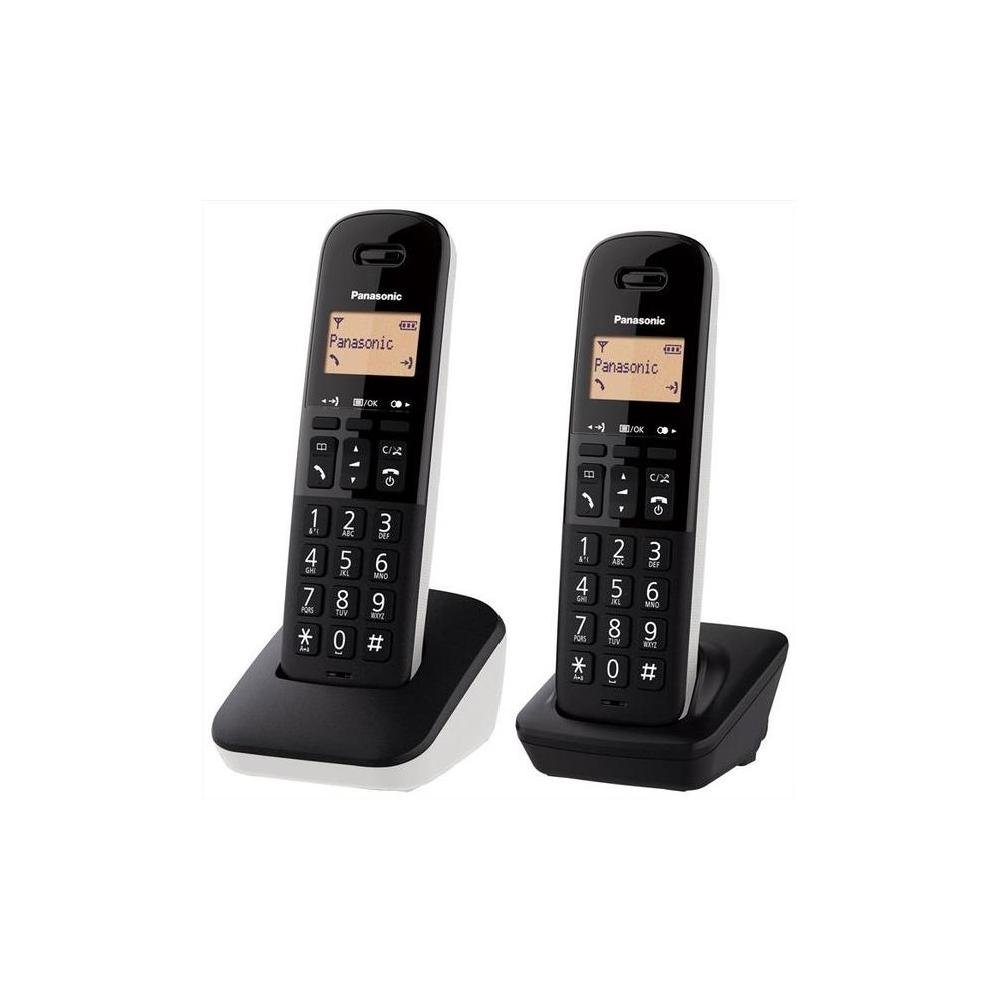 Cordless Duo Twin Dect Black e White KX TGB612JTW
