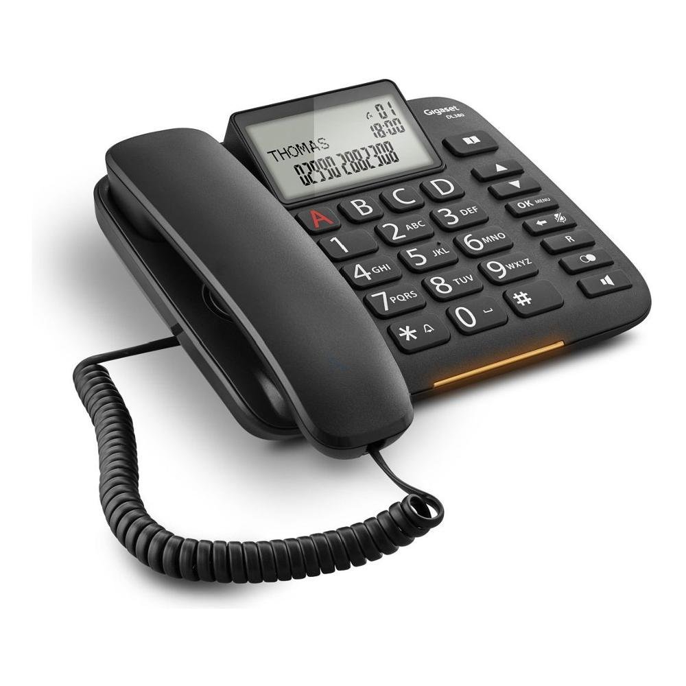 Telefono fisso SENIOR Dl380 Black S30350 S217 K101