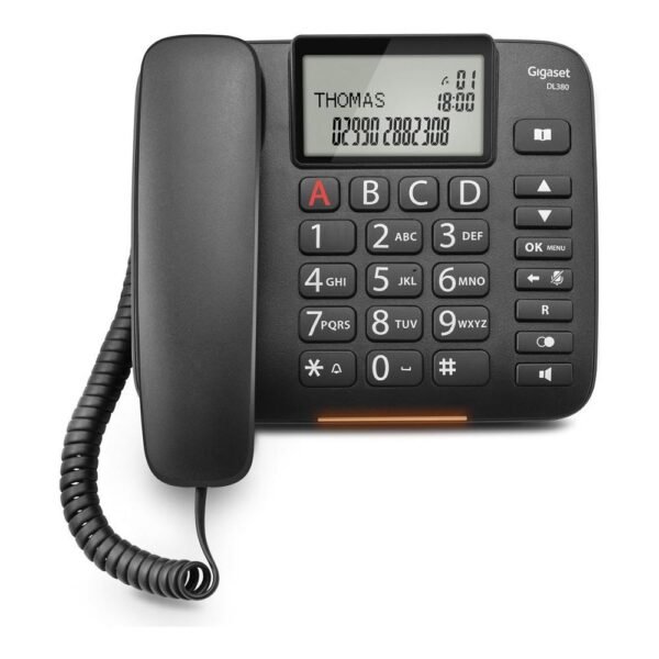 Telefono fisso SENIOR Dl380 Black S30350 S217 K101 - immagine 3
