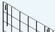 Scaffale quattro ripiani cm 45 x 121 x h.160