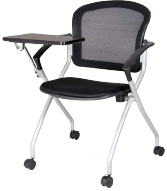 Phoenix
Sedia attesa con braccioli e tavoletta, nero