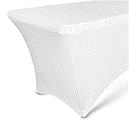 Fodera bianca per tavoli CZ243F cm 243 x 86