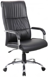 Los Angeles
Poltrona presidenziale con braccioli, PU nero