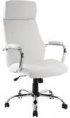 New York
Poltrona presidenziale con braccioli, PU bianco