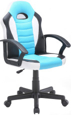 Las Vegas
Poltroncina Gaming bianca e azzurra per bambini