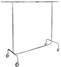 Samba
Piantana porta abiti con portaombrelli, cromo/nero