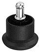Paravento 3 ante cm 43,5 x 178 color nero