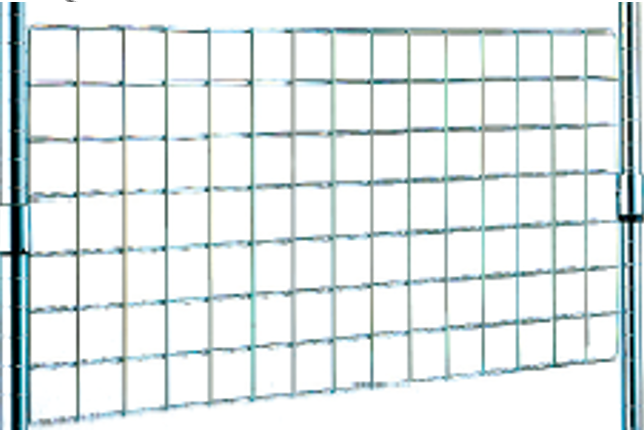 Schienale griglia cromata cm120 x H. 35