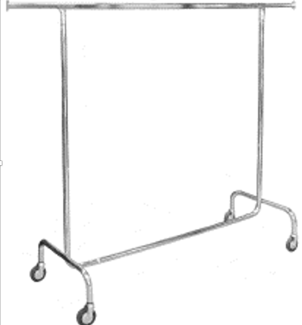 stender cromato 150-220 x 57 x h. 162