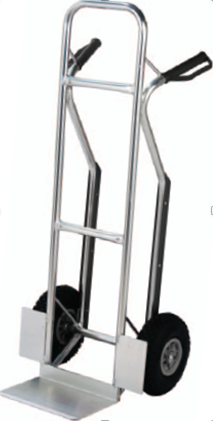 Carrello in alluminio doppio manico, carico kg 180