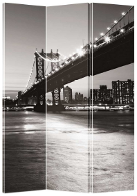 Paravento 3 ante cm 40 x 180 fantasia Brooklin