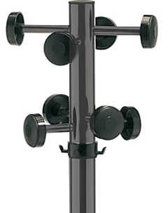 Samba
Piantana porta abiti con portaombrelli, nero/nero