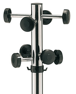 Samba
Piantana porta abiti con portaombrelli, cromo/nero