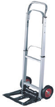 Carrello pieghev. acciaio alluminio 90 kg