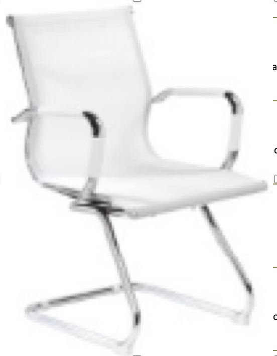 Dallas
Poltrona attesa con braccioli, rete bianca