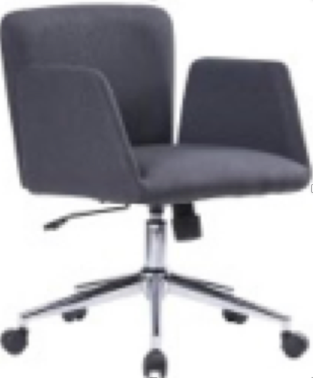 Laredo
Poltrona operativa con braccioli, tessuto grigio