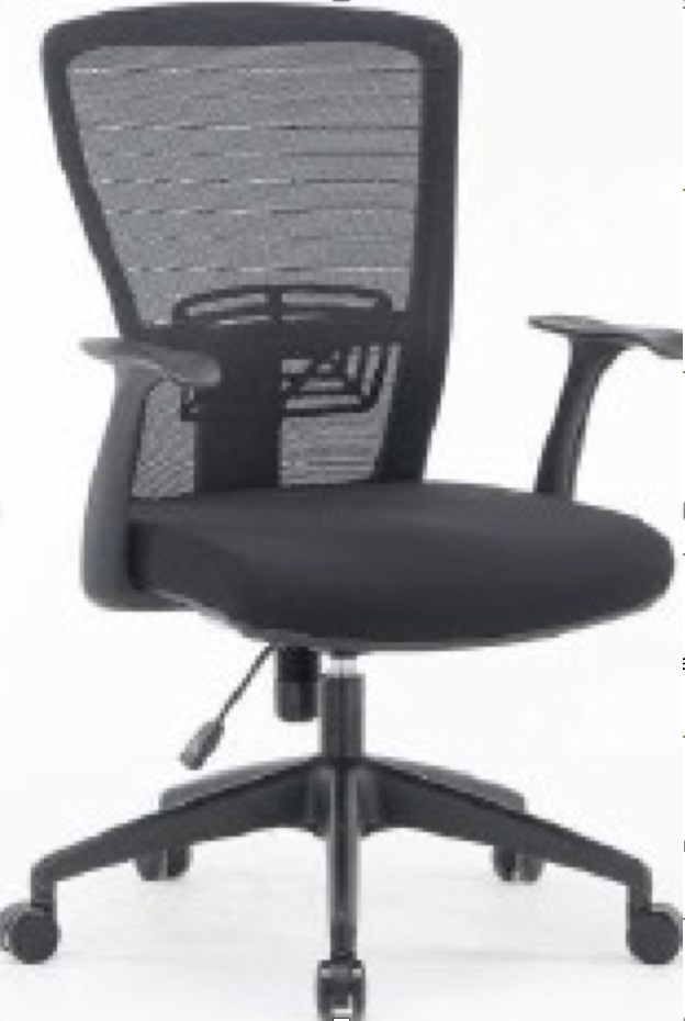 Springfield
Poltrona operativa rete con braccioli, nero