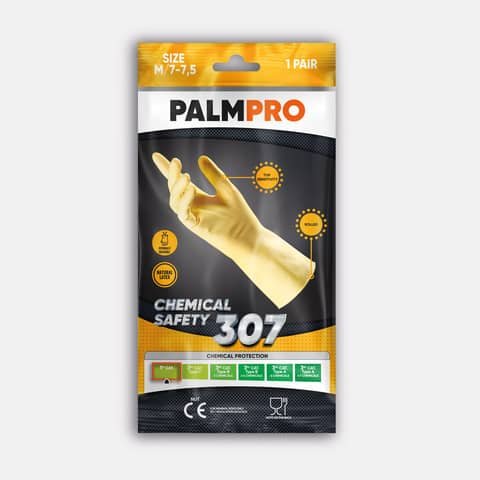 Guanti riusabili Icoguanti in lattice L trasparenti NUT/LARGE