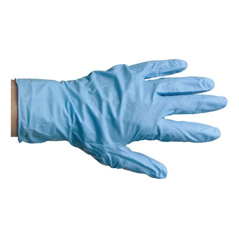 Guanti multiuso Diversey in lattice blu – Taglia L – conf. 12 pz – 7515486