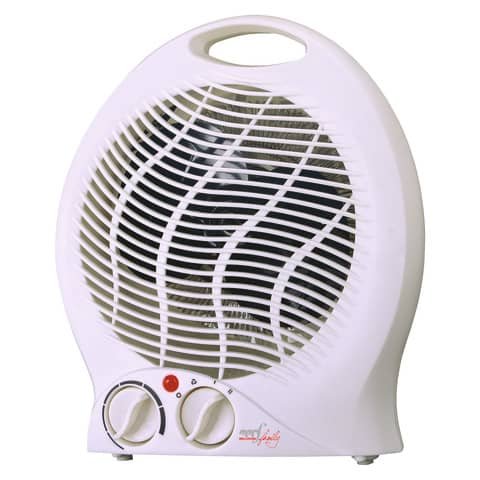 Termoventilatore con termostato a 3 velocità bianco Melchioni Family Hotty 2000 W – 158640022