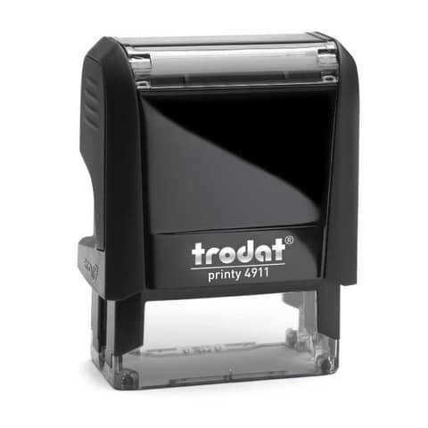 Printy 4911 – Timbro di testo PERSONALIZZATO fino a 4 righe dimensione max personalizzazione 38×14 mm – 11662