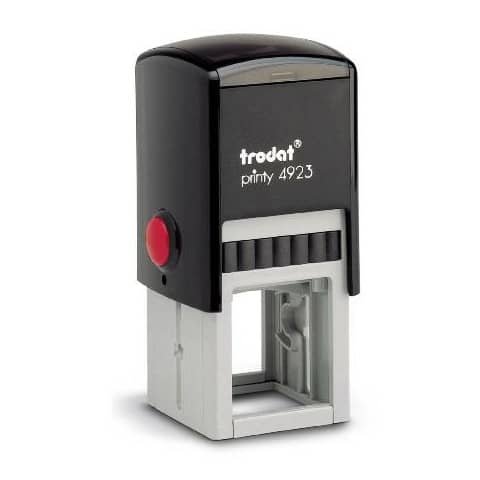 Printy 4923 – Timbro di testo PERSONALIZZATO fino a 7 righe dimensione max personalizzazione 30×30 mm – 11669