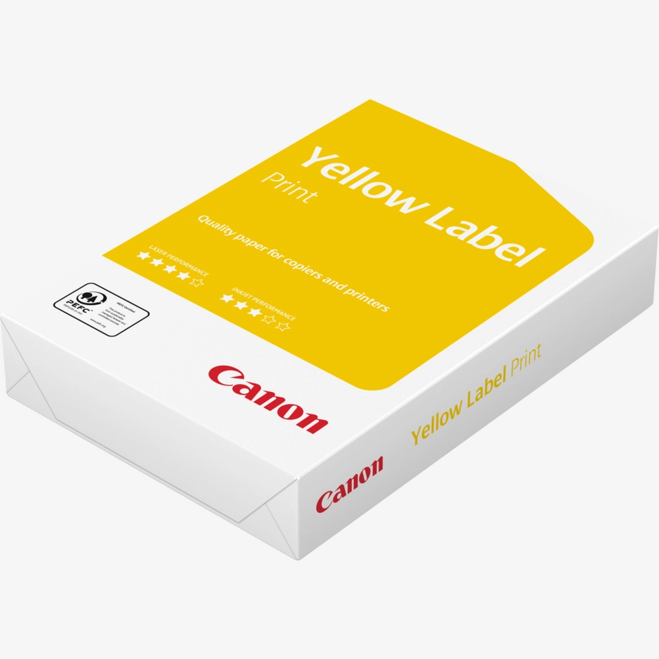 Carta A4 Canon Yellow Label 80 g/m – 500 fogli
