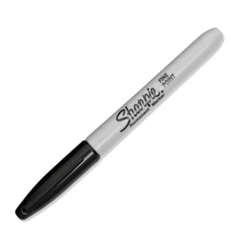 Marcatore permanente Sharpie Fine – punta tonda 1 mm nero – S0810930