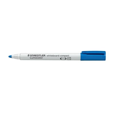 Marcatore per lavagne bianche Staedtler Lumocolor whiteboard compact 341 1-2 mm blu – 341-3