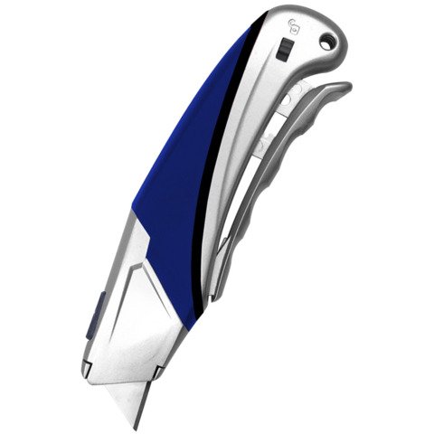 Cutter di sicurezza Westcott con maniglia per l’uscita della lama a scatto – larghezza 18 mm – E-84042 00