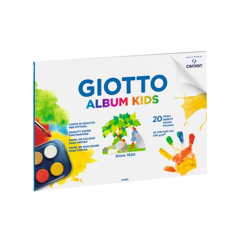 Album da disegno Giotto Album Kids 200 g conf. 5 pz – A3 – 20 fogli F580500