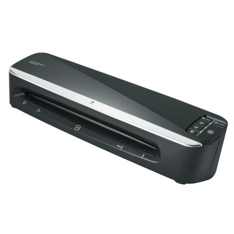 Plastificatrice A3 Q-Connect a 4 rulli – 75-150 µm – nero – KF19093