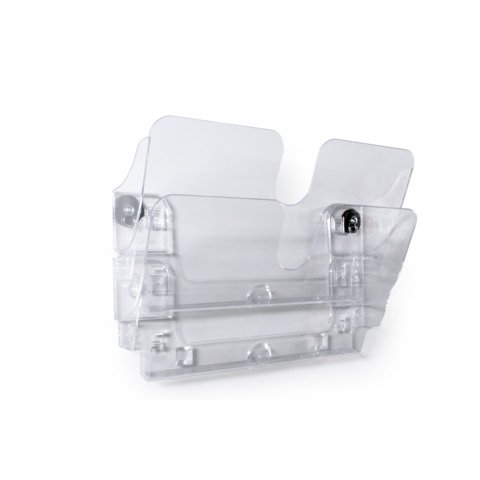 Espositore da parete Durable FLEXIPLUS 2 A4 orizzontale magnetico trasparente – 1709022400