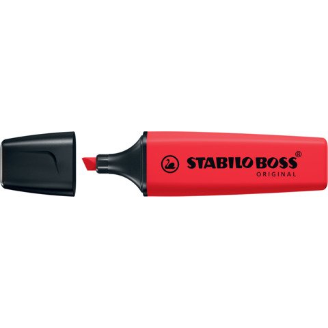 Evidenziatore Stabilo Boss Original 2-5 mm rosso carminio – 70/48