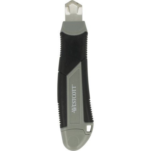 Cutter Westcott Professional larghezza lama 18 mm + 2 lame di ricambio (1+2) grigio – E-184005 00