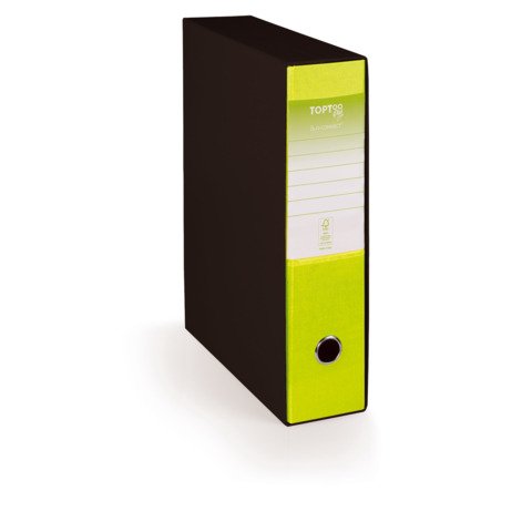 Registratore protocollo con custodia TOPToo Plus by Q-Connect dorso 8 cm – 28,5×35 cm – verde chiaro – 0201043/P.VC