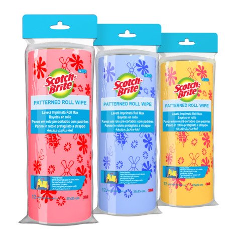 Rotolo da 12 panni Scotch-Brite™ pretagliati multiuso 90x155x440 mm 7100137149