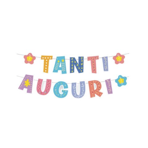 Festone Buon Compleanno Party Go H.23×30 CA0126-T