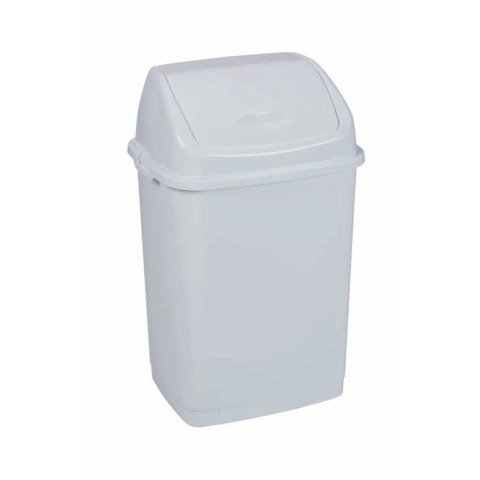 Pattumiera con coperchio basculante bian 290x235x460mm/18L – 909018