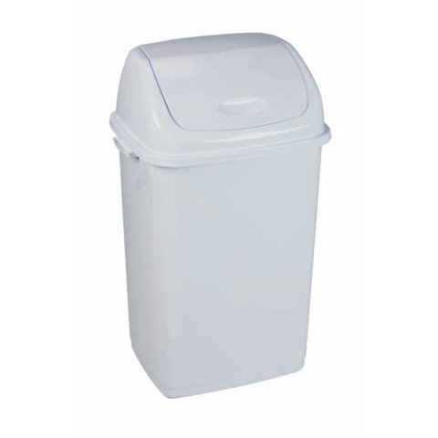 Pattumiera con coperchio basculante bian 420x330x680mm/50L – 909050