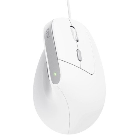 Mouse ergonomico verticale Trust Bayo II bianco 25397